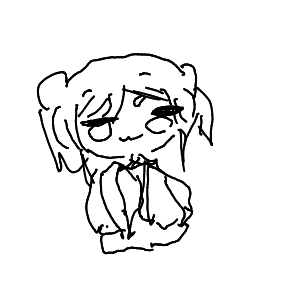 疲れてる高校生(スマホ)さんのおえかき