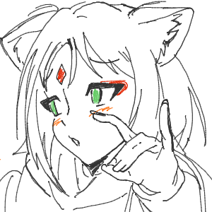 ヤチヨがかけんさんのおえかき