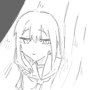 疲れてる高校生(スマホ)さんのおえかき