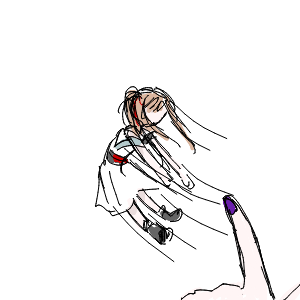 しろねこさんのおえかき