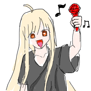 クリプトンさんのおえかき