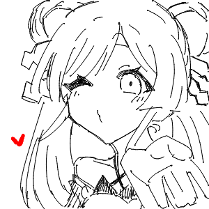 疲れてる高校生(スマホ)さんのおえかき