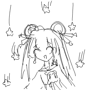 しろねこさんのおえかき