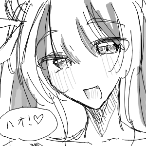 しろねこさんのおえかき