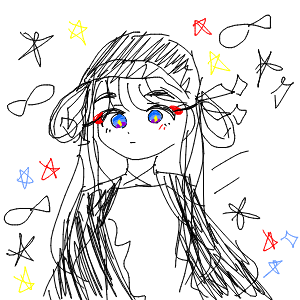 抹茶ラテ (もももか)さんのおえかき