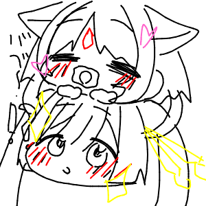 寒椿うさぎさんのおえかき