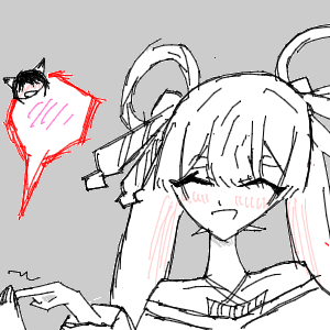 緑樗さんのおえかき