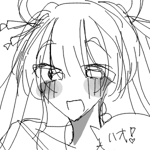 しろねこさんのおえかき