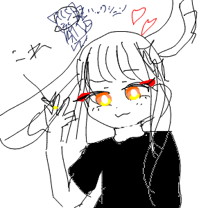 抹茶ラテ　（もももか）さんのおえかき