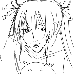しろねこさんのおえかき
