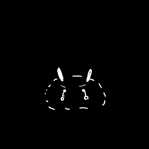しろねこさんのおえかき