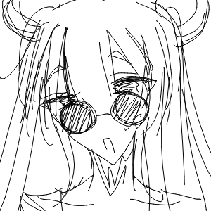 しろねこさんのおえかき
