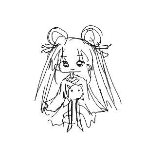 しろねこさんのおえかき