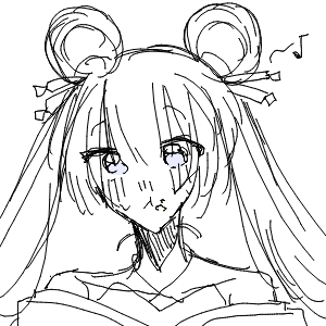しろねこさんのおえかき