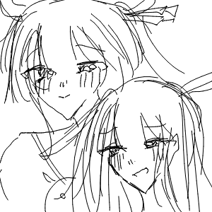 しろねこさんのおえかき