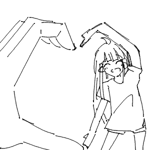 帝のようなかっこいいお兄ちゃんを目指してさんのおえかき