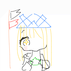 乙姫さんのおえかき