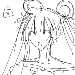 しろねこさんのおえかき