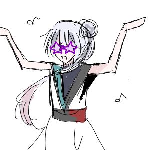 しろねこさんのおえかき