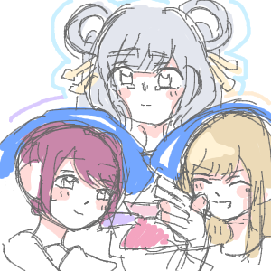 ヤチヨとFUSHIが好きさんのおえかき