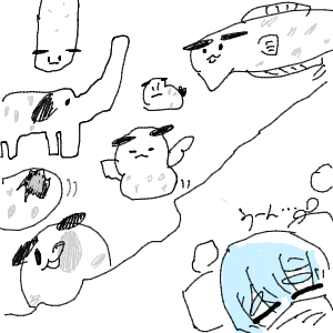 緑樗さんのおえかき