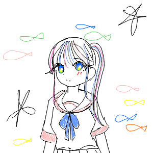 抹茶ラテ (もももか)さんのおえかき