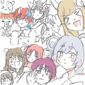 ヤチヨとFUSHIが好きさんのおえかき