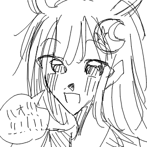 しろねこさんのおえかき