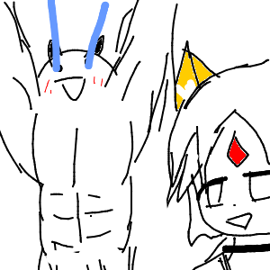 うにょんぽつ 🫵(• ▽ •;)ムキフシ製造者さんのおえかき
