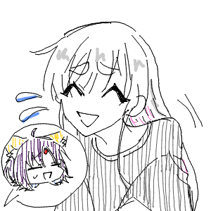 推しが尊くて成仏した人🌃さんのおえかき