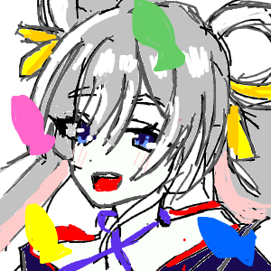 豆丸さんのおえかき