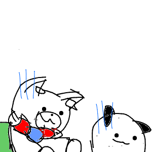 うにょんぽつ 🫵(• ▽ •;)ムキフシ製造者さんのおえかき