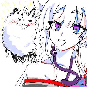 推しが尊くて成仏した人さんのおえかき