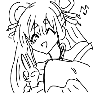 推しが尊くて成仏した人さんのおえかき