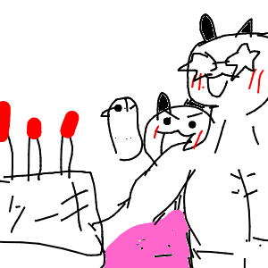 うにょんぽつ 🫵(• ▽ •;)ムキフシ製造者さんのおえかき
