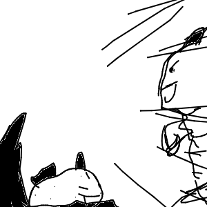 うにょんぽつ 🫵(• ▽ •;)ムキフシ製造者さんのおえかき