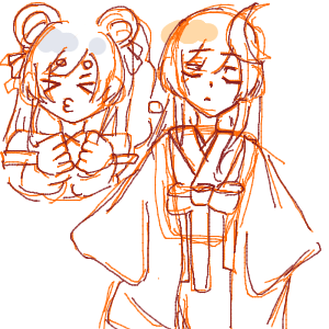 ヤチヨとFUSHIが好きさんのおえかき