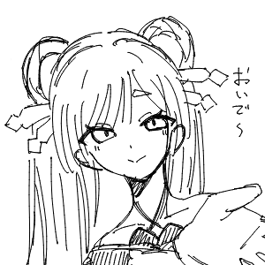 疲れてる高校生(スマホ)さんのおえかき