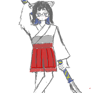 雷様推しさんのおえかき
