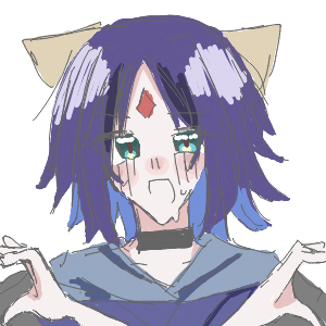 しろねこさんのおえかき