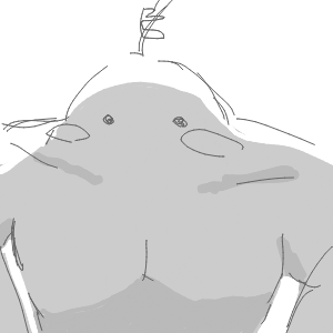 しろねこさんのおえかき