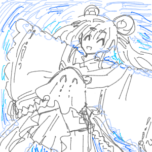 推しが尊くて成仏した人さんのおえかき