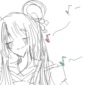 しろねこさんのおえかき