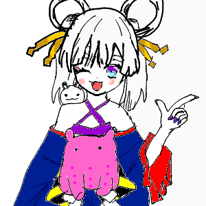 うにょんぽつ　🫵(⁠•⁠ ⁠▽⁠ ⁠•⁠;⁠)ムキフシ製造者さんのおえかき