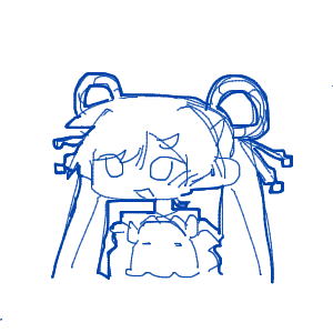 ミーンミンミンミンゼミさんのおえかき