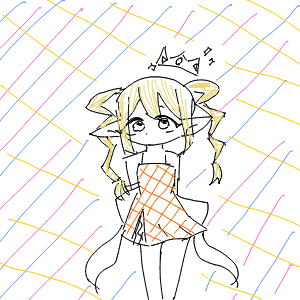 抹茶ラテ (もももか)さんのおえかき