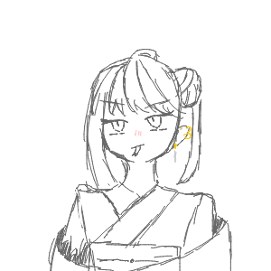 雷様推しさんのおえかき