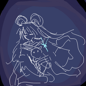 しろねこさんのおえかき